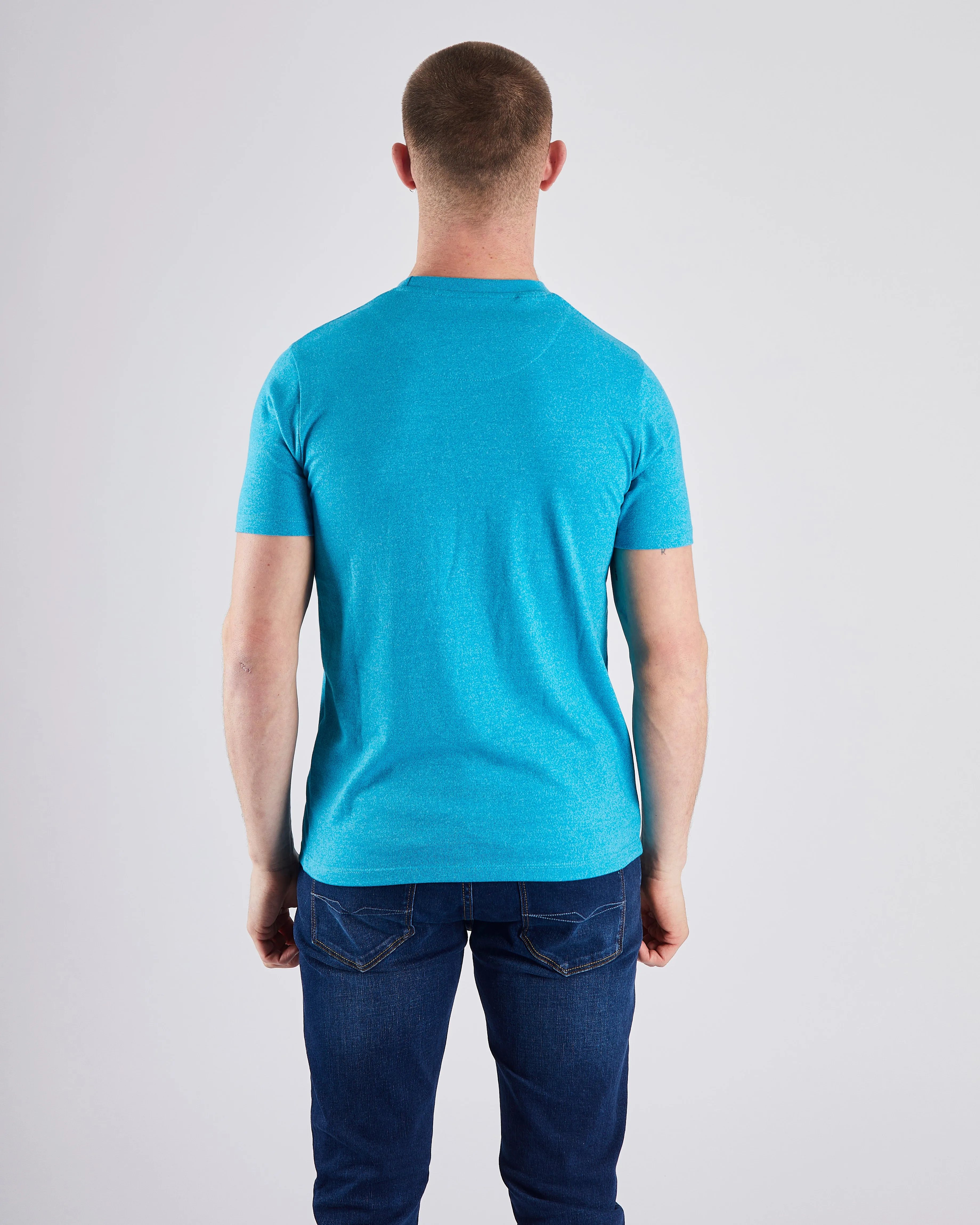 Basic Sky O Neck Algiers Blue