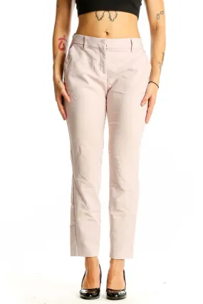 Blush Slim Fit Ankle Pants