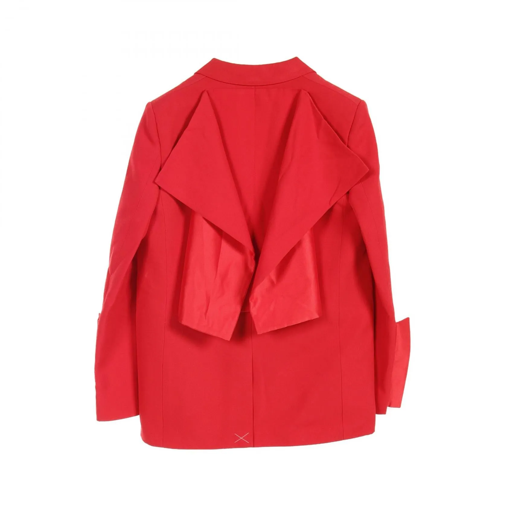 Burberry Wool Tailored Jacket Red