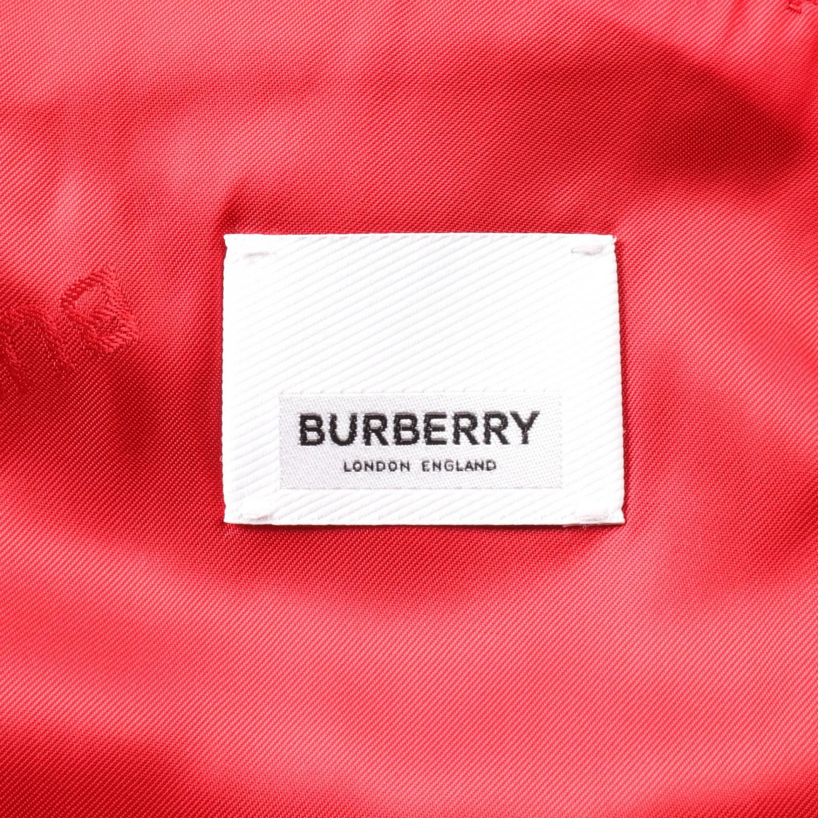 Burberry Wool Tailored Jacket Red