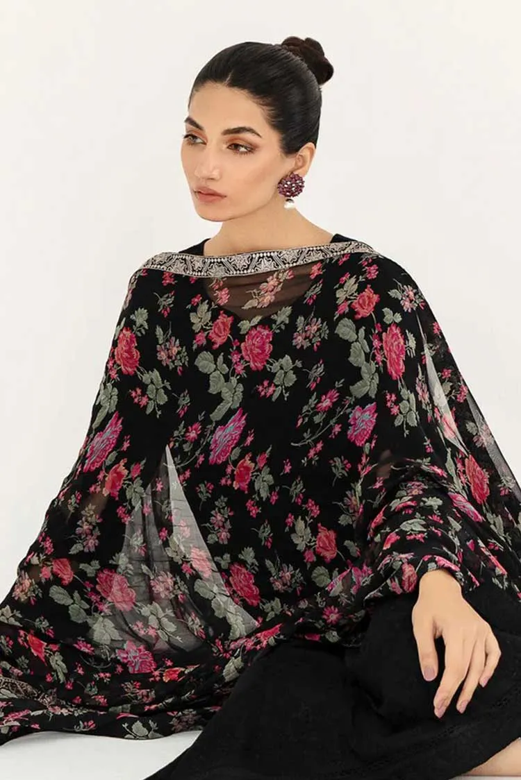 Charizma - CM 03 Monochrome Embroidered Lawn Collection Vol 1