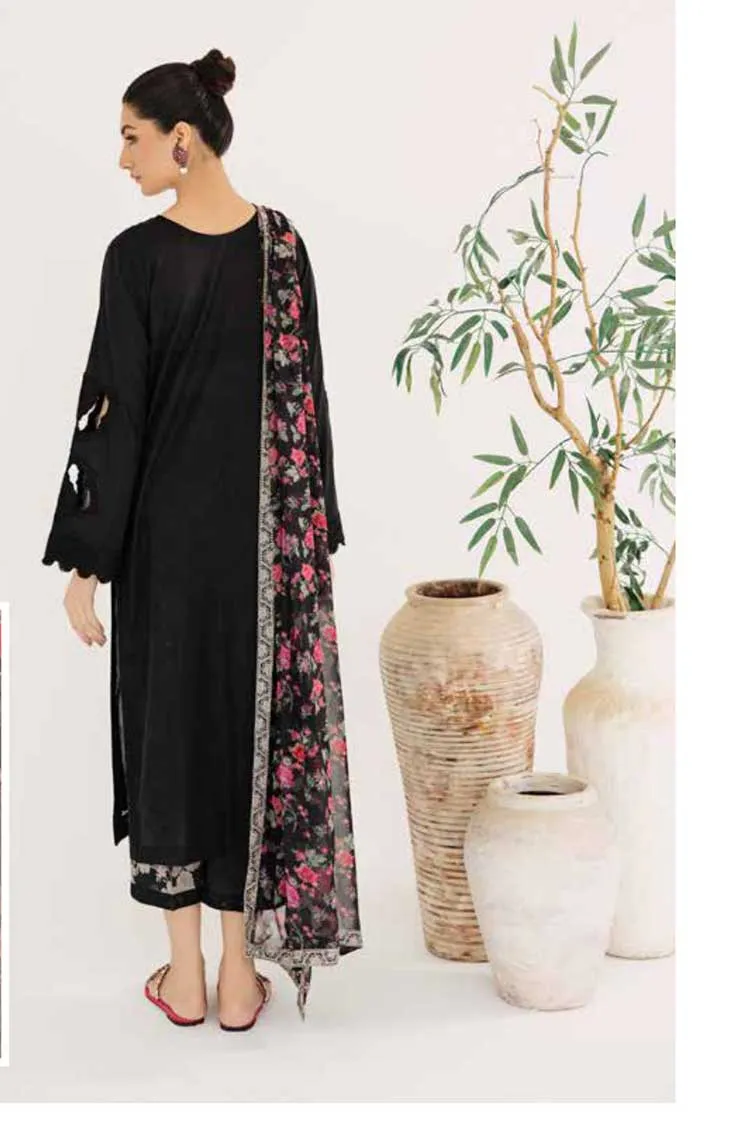 Charizma - CM 03 Monochrome Embroidered Lawn Collection Vol 1