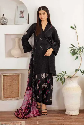 Charizma - CM 07 Monochrome Embroidered Lawn Collection Vol 1