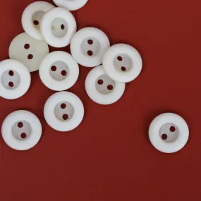 Classic 2 Hole Buttons - 13mm - Off-white