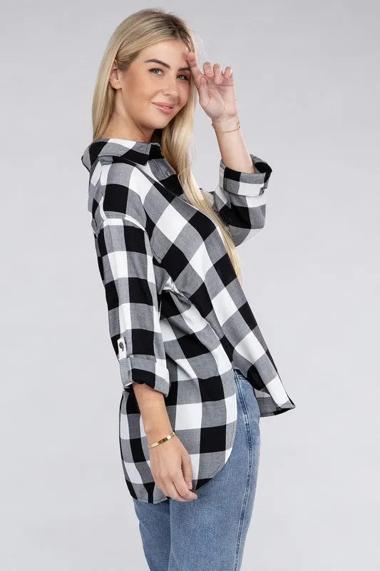 Classic Plaid Flannel Shirt