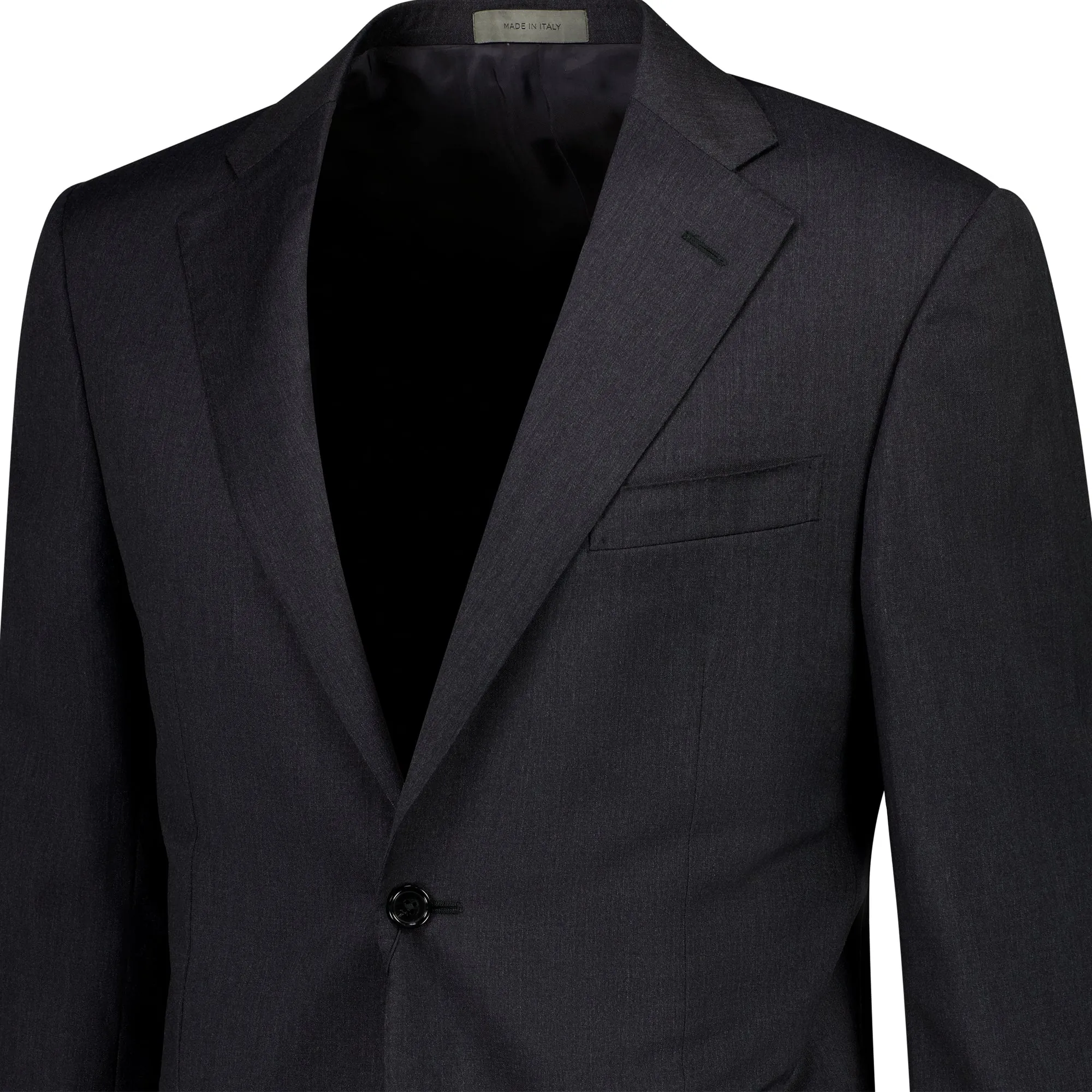 CORNELIANI Plain Leader Suits CHARCOAL