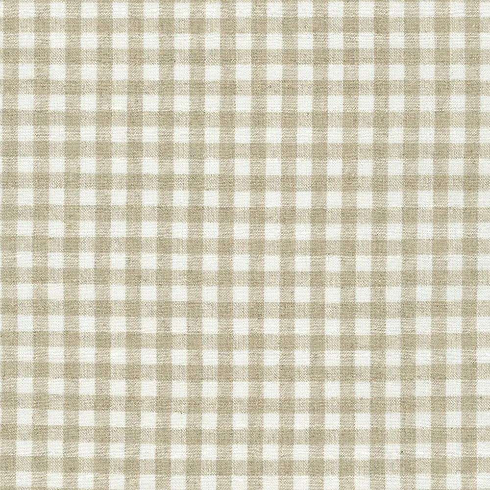 Essex Yarn Dyed Classic Wovens Gingham: Natural