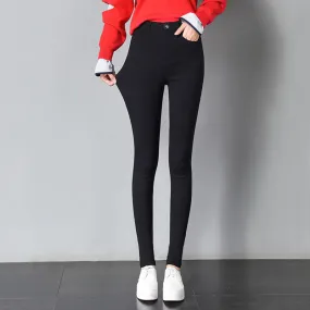 Genuine Magic Pants Women Outdoor High Waist Stretchable Slim-Fit Plus Size Pants