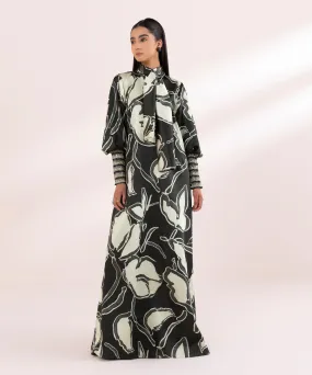 Monochrome '24-2 Piece - Printed Satin Suit - U2Tsl24V41Uc