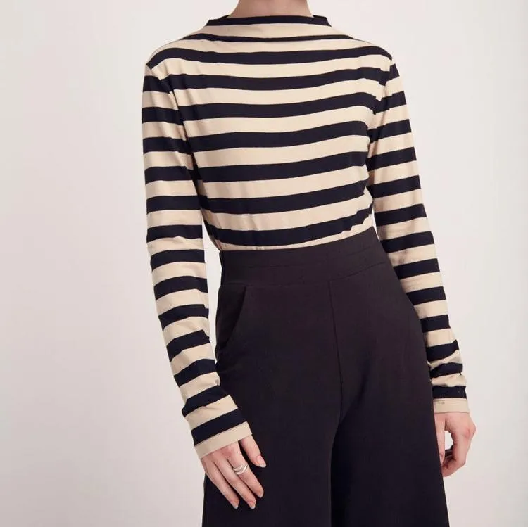 Monochrome Stripe Jersey Body