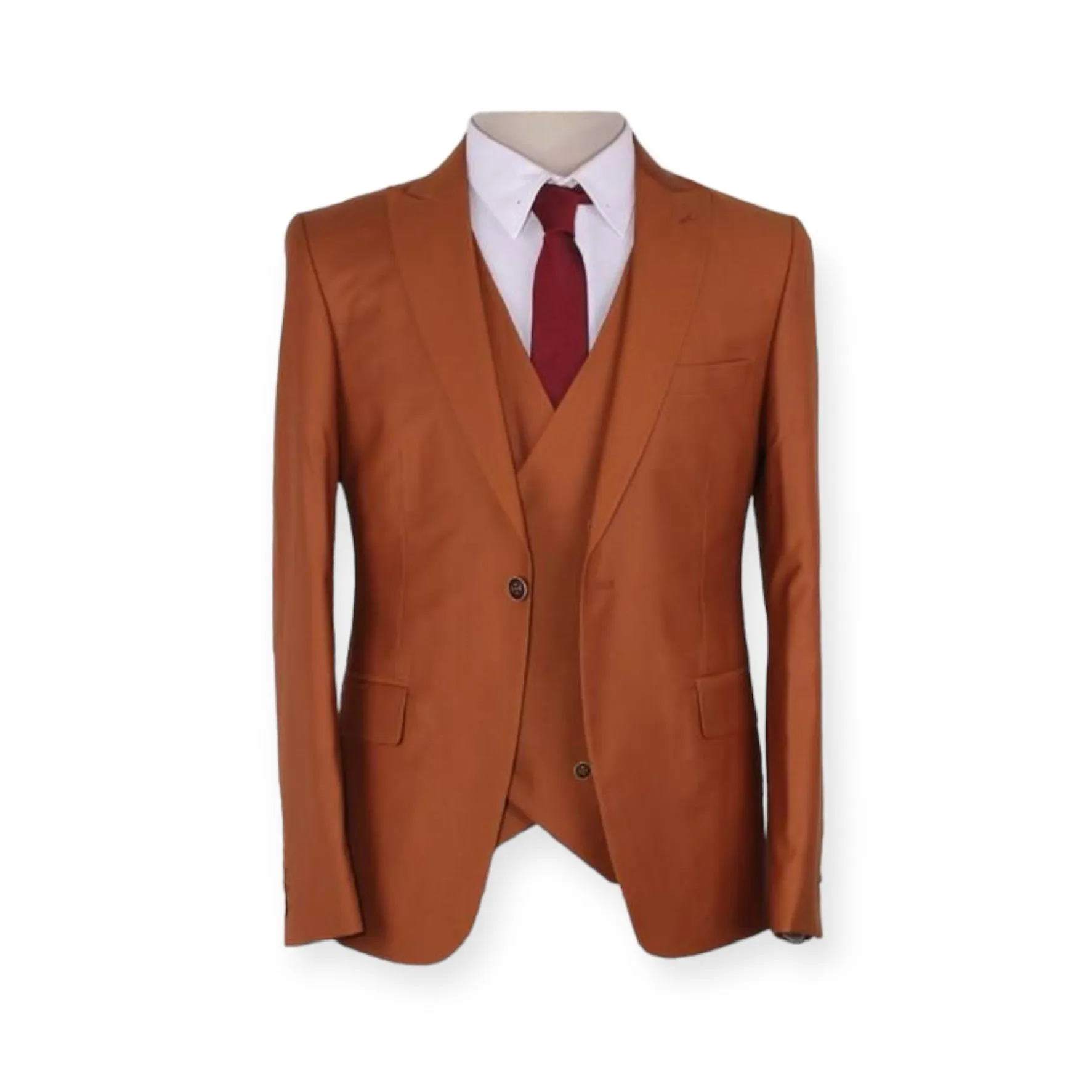 MORRISON ALEXANDER: Solid 3pc. Slim Suit 03