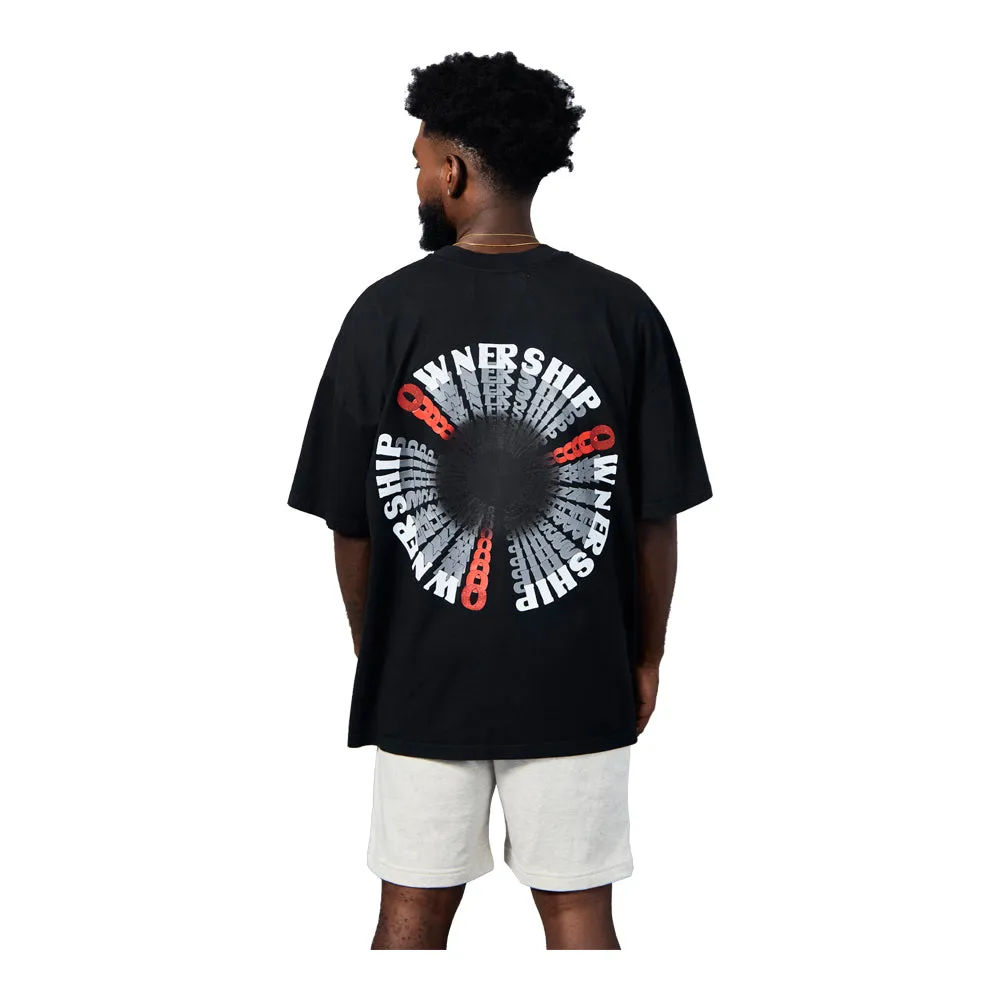 Ownership Men's Roulette T-Shirt - Black & Red