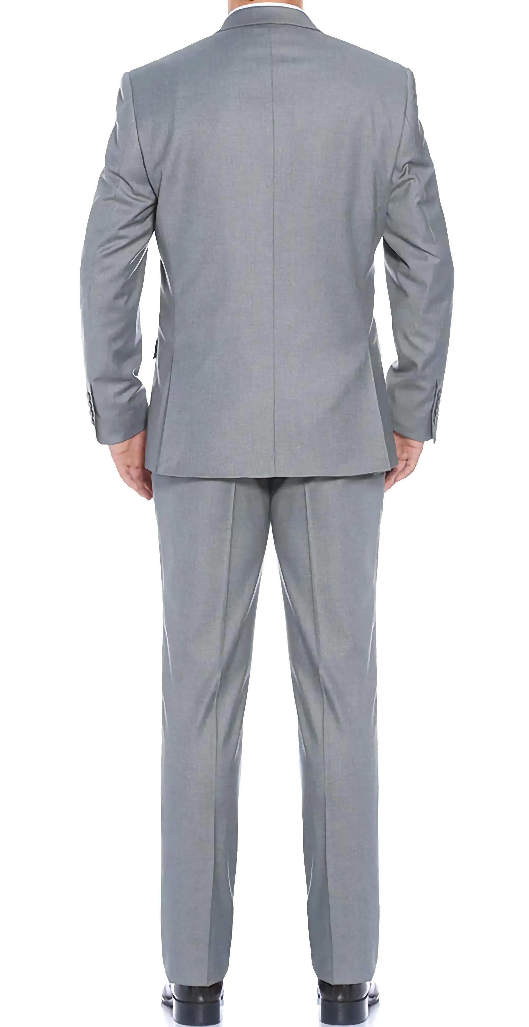 Performance Stretch Suit 2 Piece Slim Fit in Gray