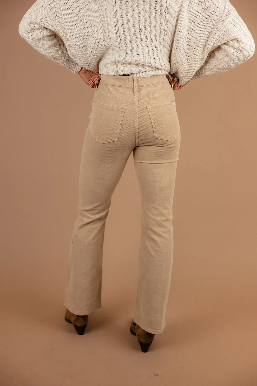 Sam High Rise Slim Bootcut Pants