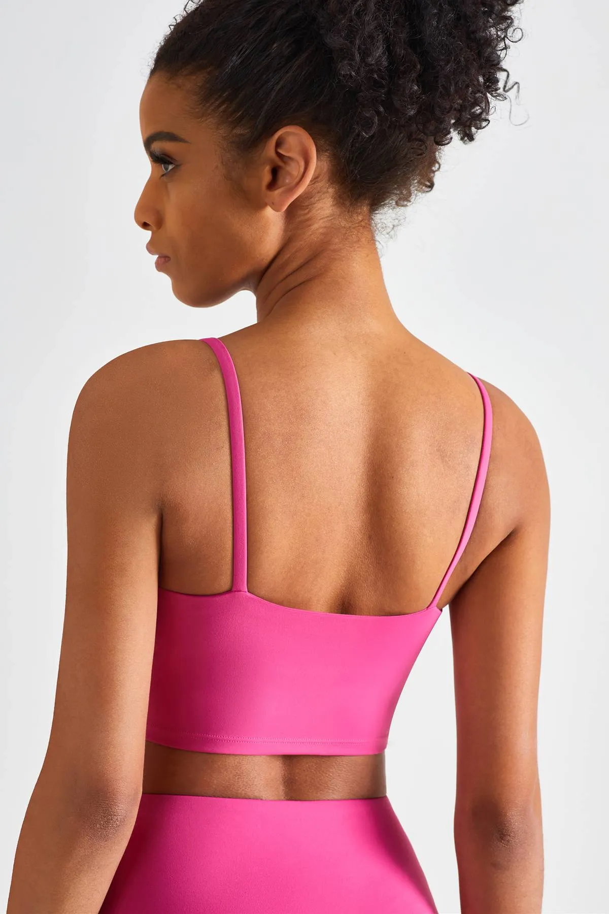 Spaghetti Straps Sports Bra & Leggings Set Activewear