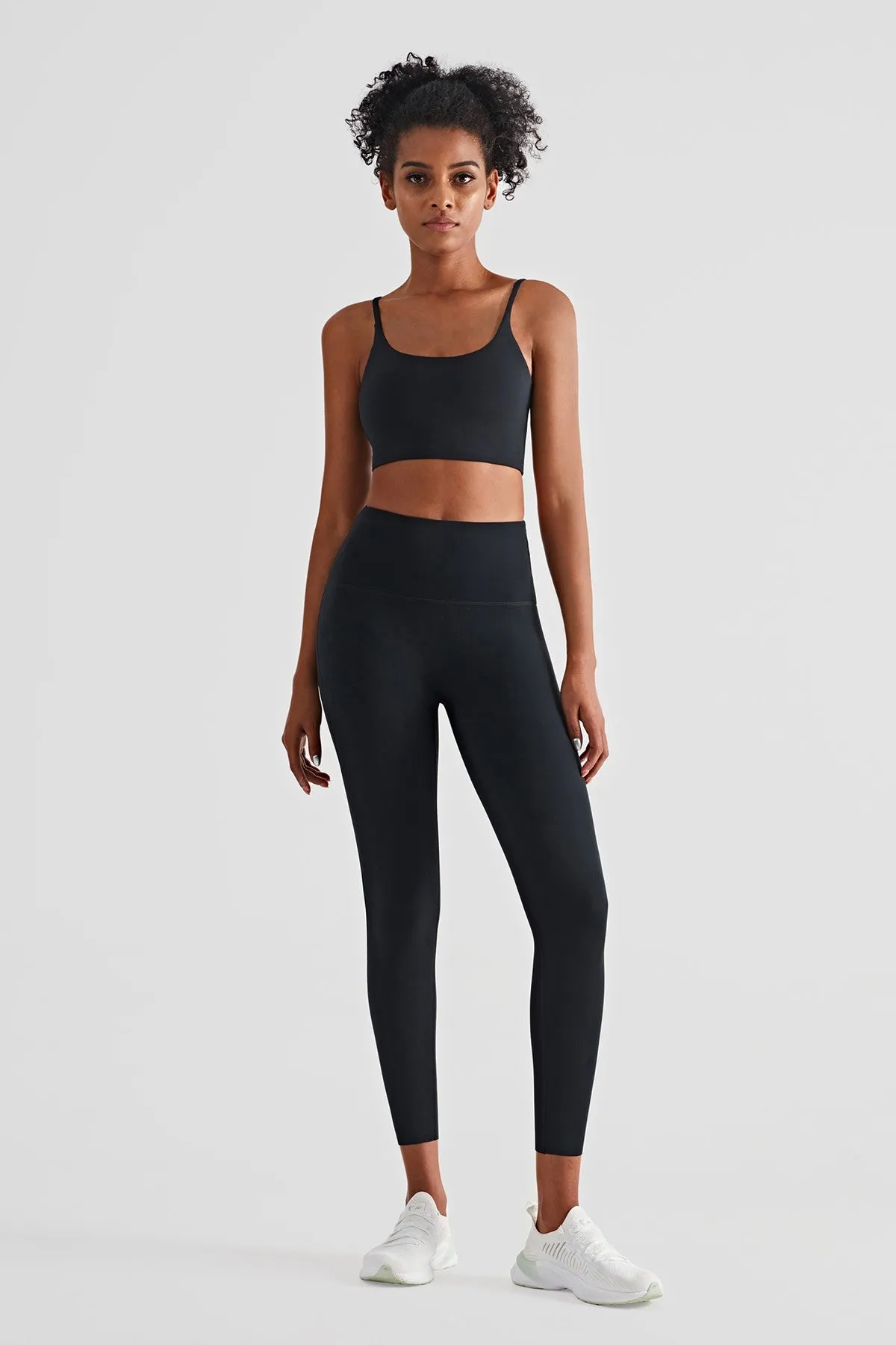 Spaghetti Straps Sports Bra & Leggings Set Activewear