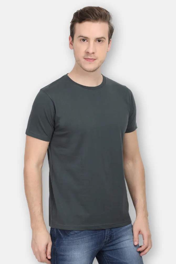 Steel Grey T-shirt for men