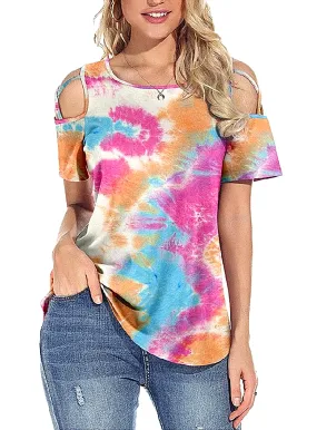 Tie Dye Multi Colored Blouse