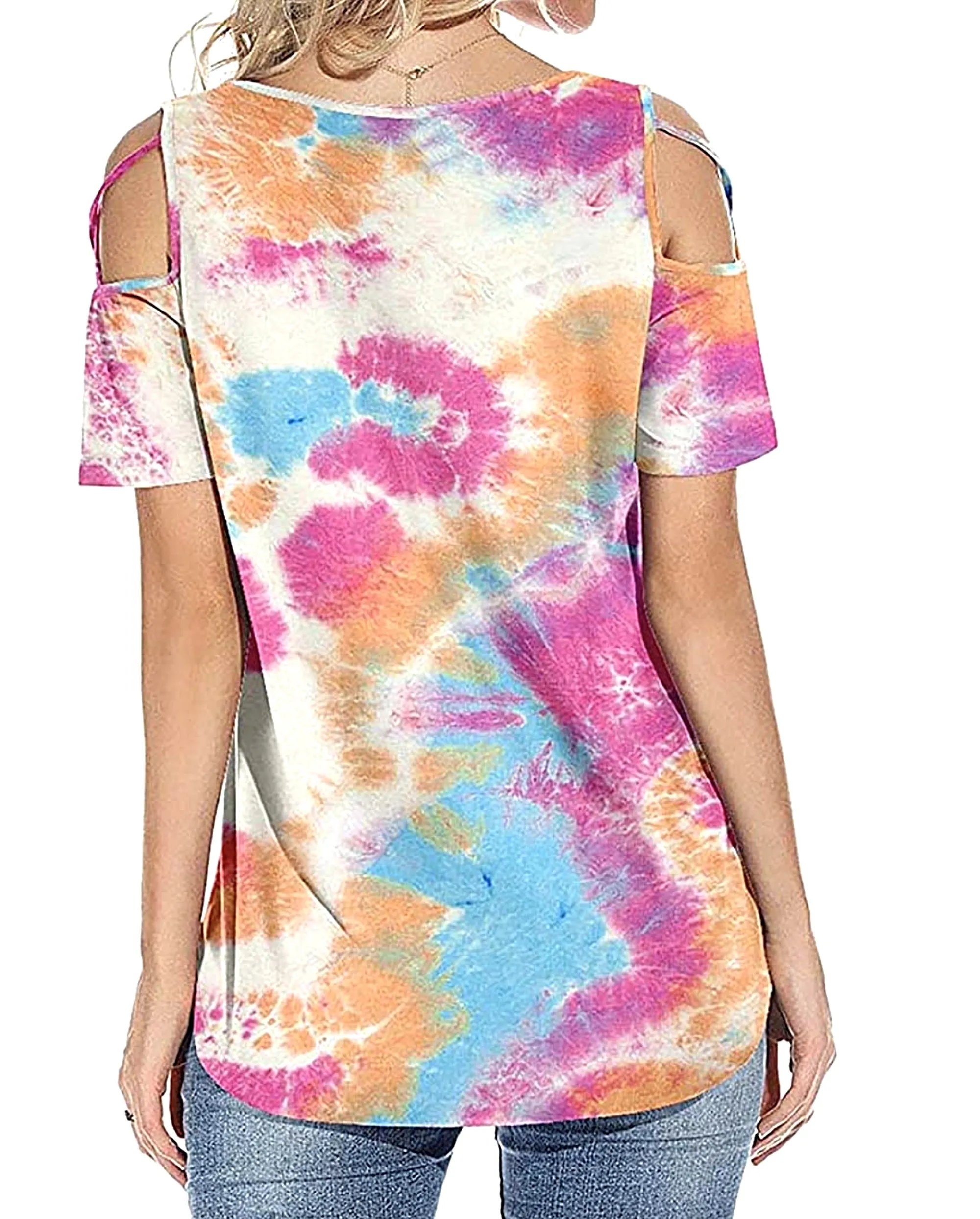 Tie Dye Multi Colored Blouse