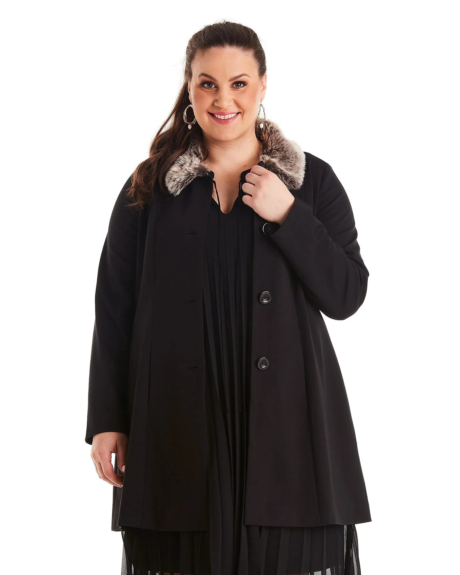 Uptown Coat | BLACK