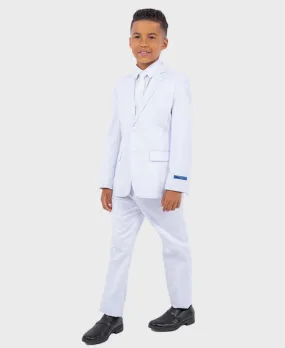 White Boys Slim Fit Suit